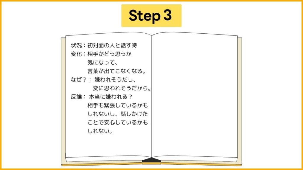 Step3：「それって本当？」思考の裁判で思い込みを検証する【対人恐怖症 克服ワーク】