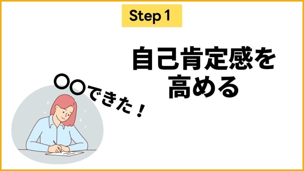 ステップ①自己肯定感を高める
