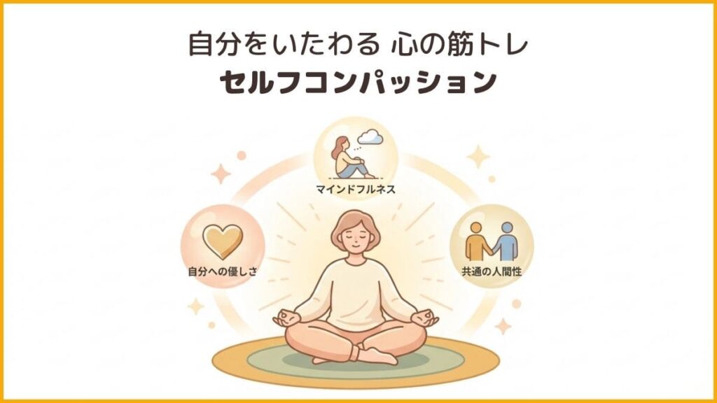 寝る前の恐怖心を和らげる「セルフコンパッション」3つの要素