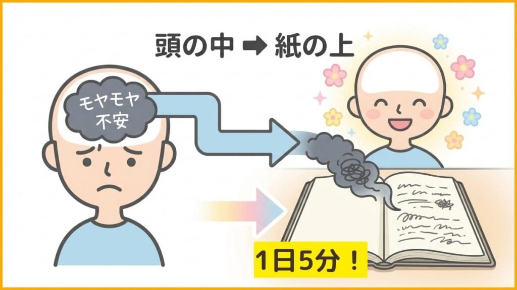 1日5分のジャーナリングで感情を整理する