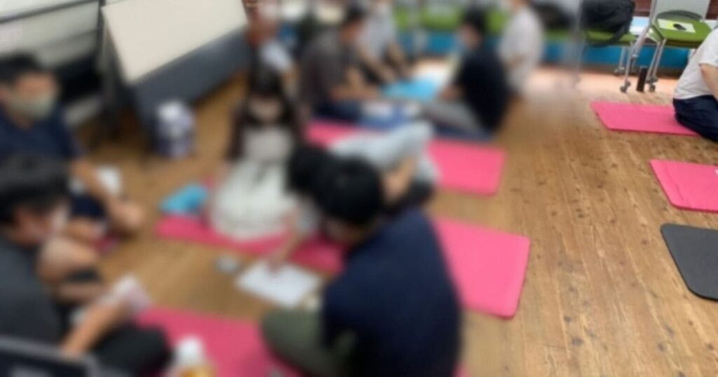 WaReKaRaゼミの内観合宿の様子