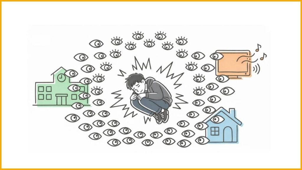 脇見恐怖症がひどくなると日常生活がどう変わるか