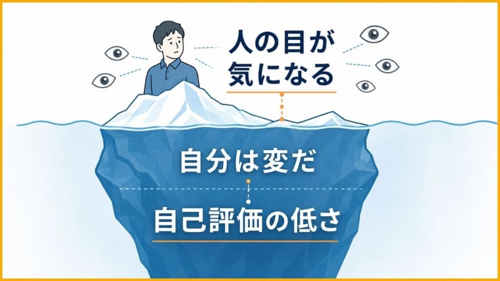 なぜ人の目が気になる？根本原因は「自己評価の低さ」
